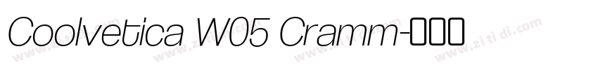 Coolvetica W05 Cramm字体转换